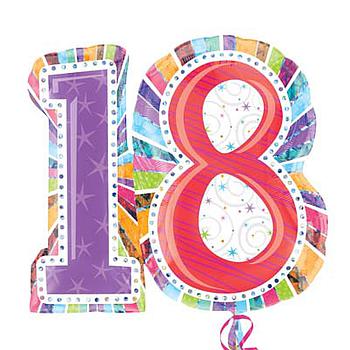 palloncino foil 18 anni