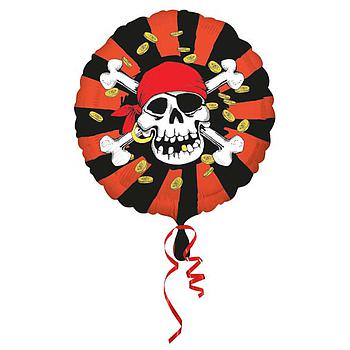 pallone foil Jolly Rogers 45 cm 