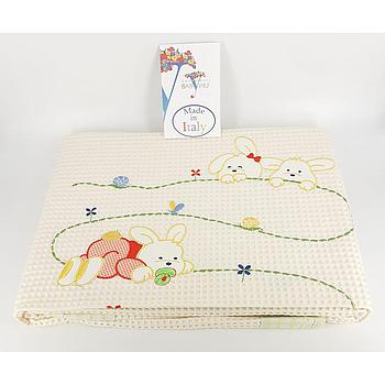 coperta piquè letto zucchero miele