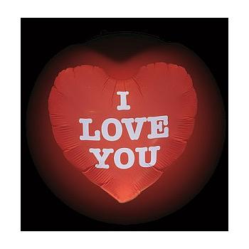 Pallone con luce LED Gigaloon 24" - 62 cm I Love You