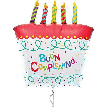 palloncino torta buon compleanno