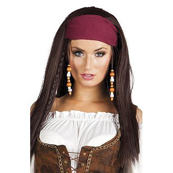 parrucca con bandana piratessa
