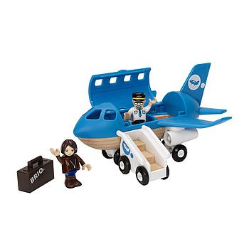 set aeroplano con scala imbarco