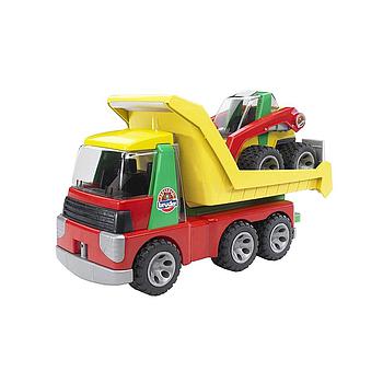 camion con minipala