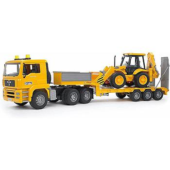 Camion Man TGA con escavatore JCB 4CX