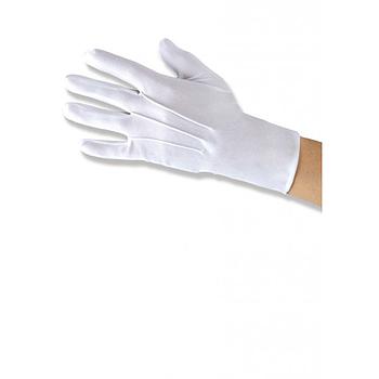 guanti bianchi in cotone cm22