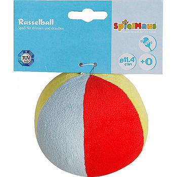 palla in peluche con sonaglio 11cm
