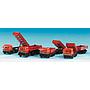 kit 4 camion rimorchio ribaltabili scala Z