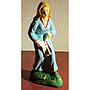 Lavandaia statuina in gesso 10cm